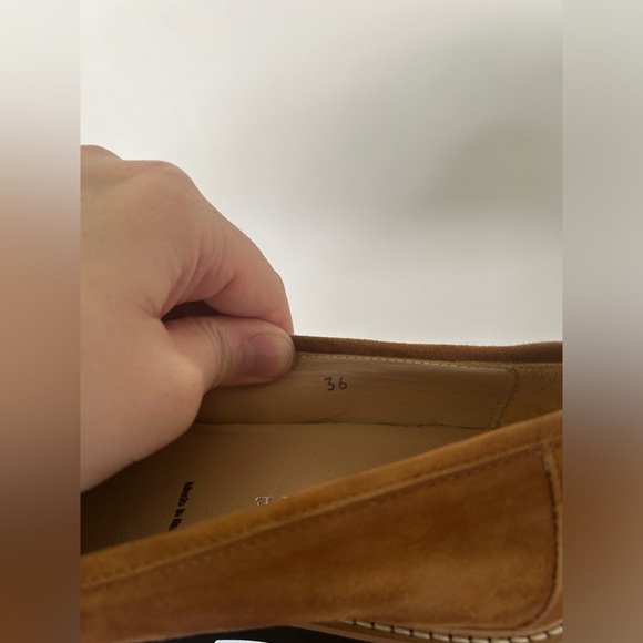 Ron White Italy Skylar Fringe Women's Leather Slip On Loafers Shoes - Picture 7 of 7